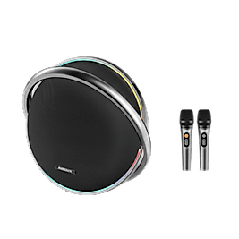 Bluetooth & Karaoke 300WATT Çift Mikrofonlu  Hoparlör Amaya ASP-HK09